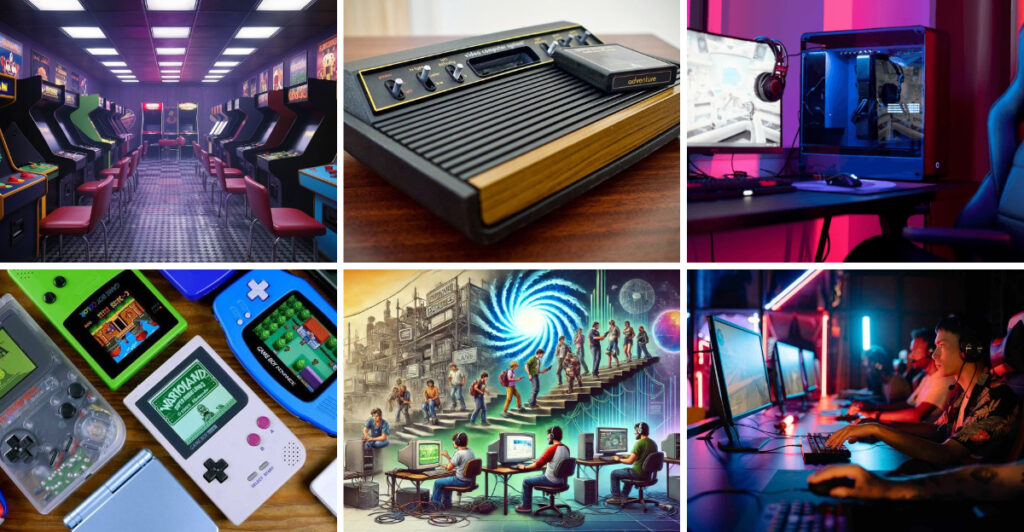 From Arcades to eSports: Gaming Then and Now - Back in Time Today