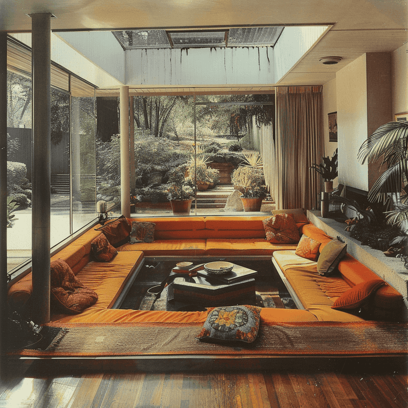 Sunken Living Rooms