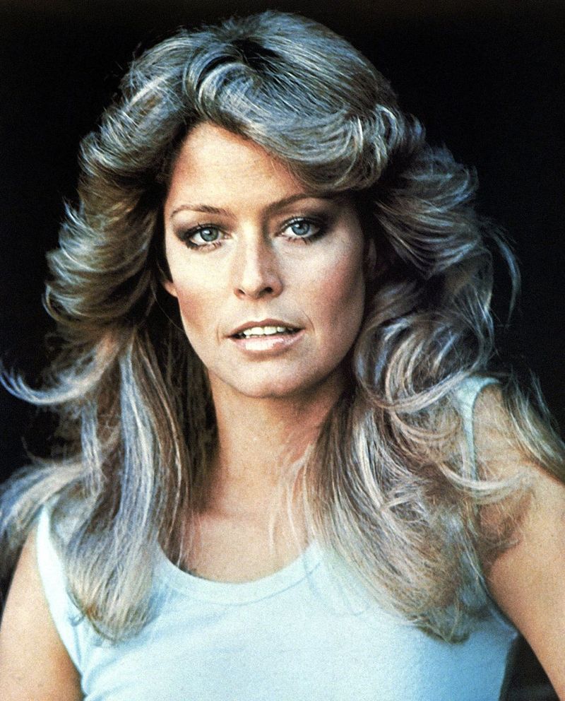 Farrah Fawcett's Feathered Waves