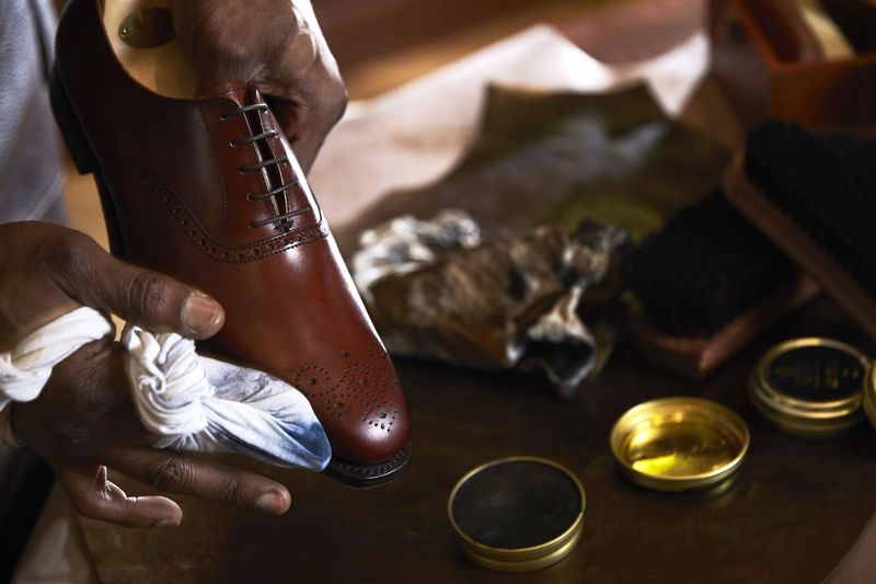 Polishing Shoes