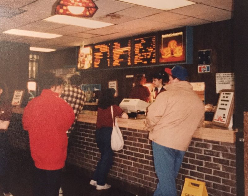 A Hamburger at a Diner