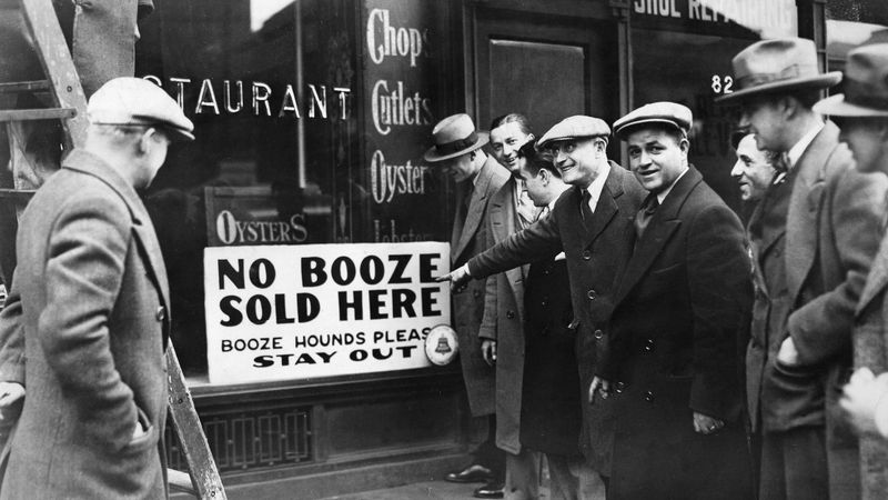 Alcohol during Prohibition