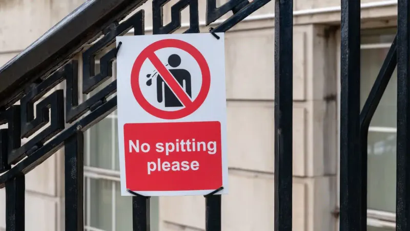 Arizona: No Spitting in Public