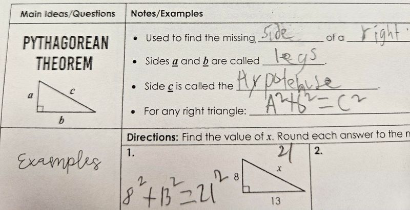 The Pythagorean Theorem