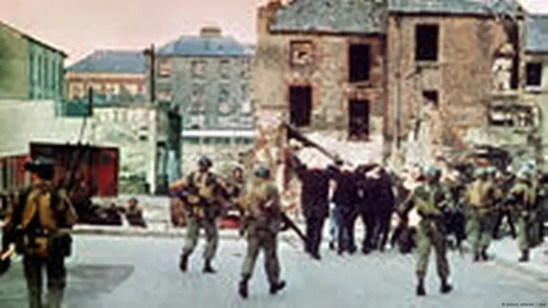 Bloody Sunday Massacre in Northern Ireland