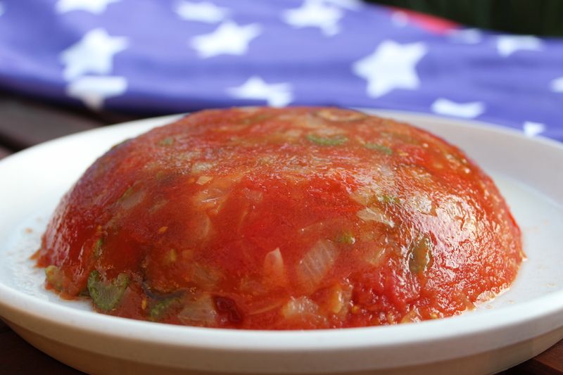 Congealed Tomato Aspic