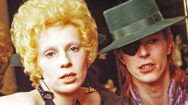 David Bowie and Angie Bowie