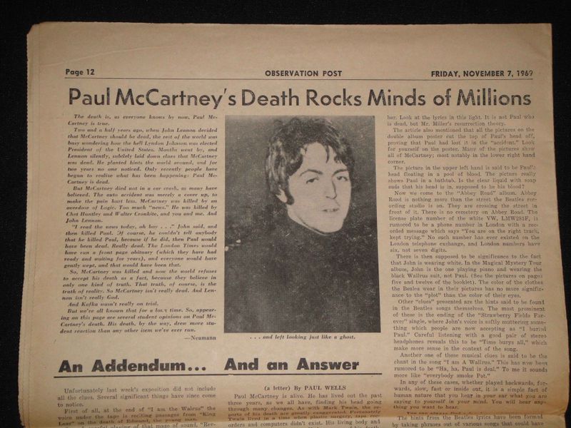 Debating the ‘Paul Is Dead’ Theory