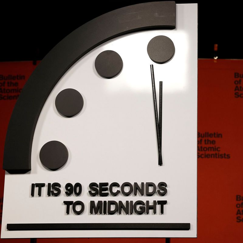 Doomsday Clock Set to 90 Seconds