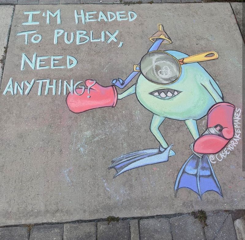 Drawing with Sidewalk Chalk