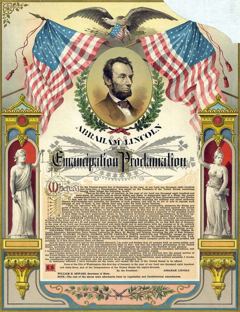 Emancipation Proclamation Issued (1863)