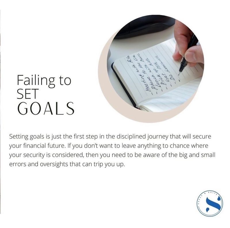 Failing to Set Financial Goals