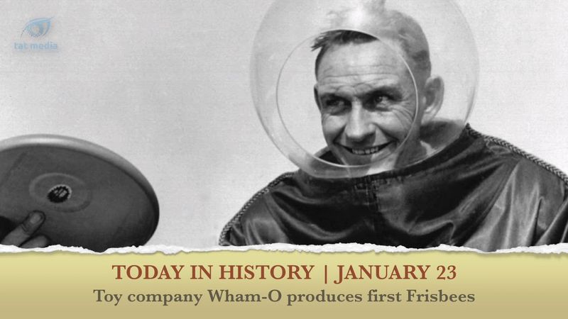 First Frisbee Produced by Wham-O