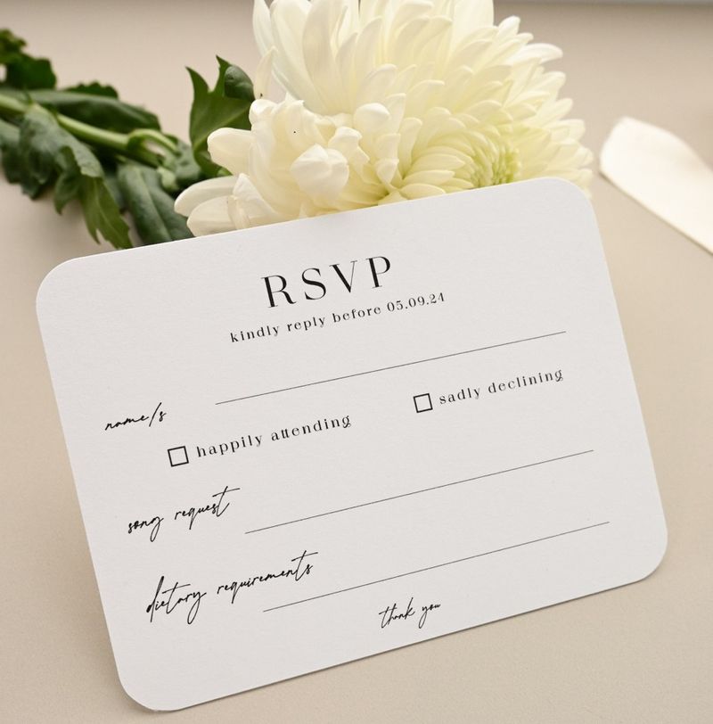 Formal RSVP Cards