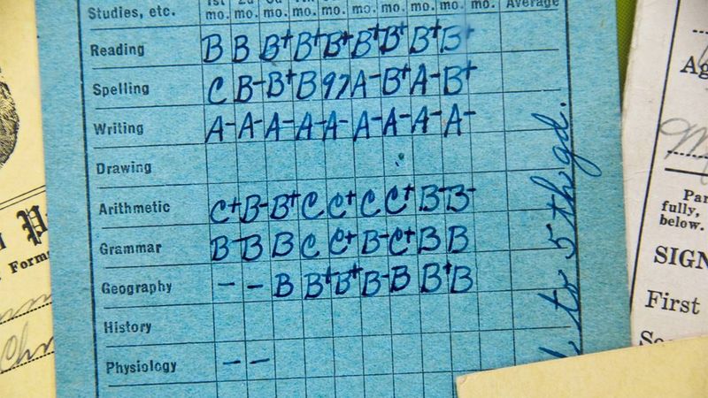Handwritten Report Cards