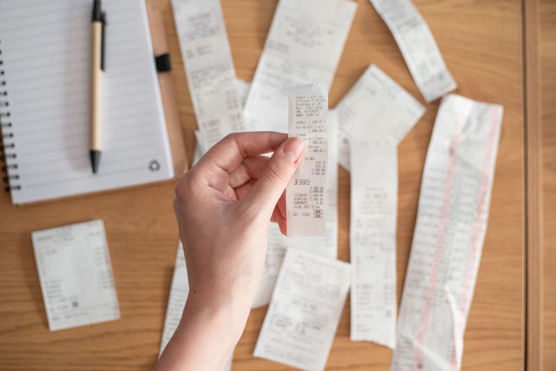 Holding onto Paper Receipts