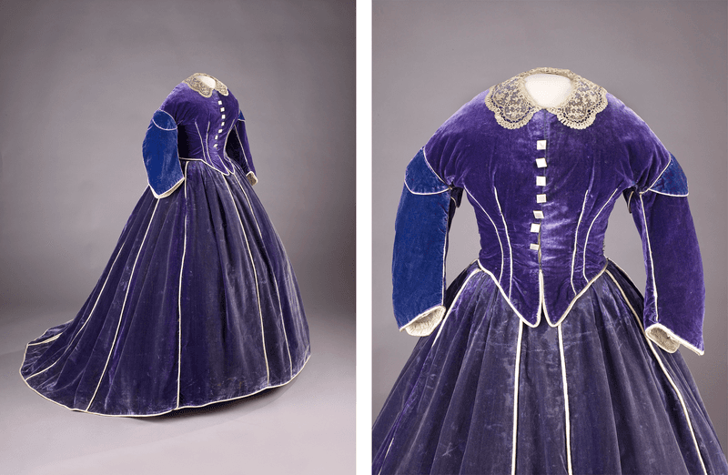 Mary Todd Lincoln's Lavender Dress, 1861