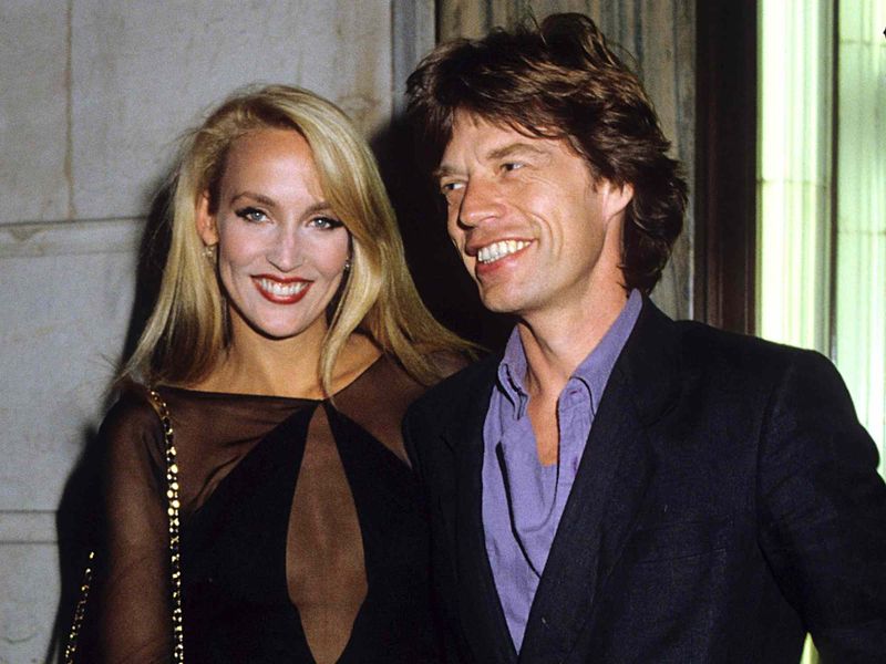 Mick Jagger and Jerry Hall