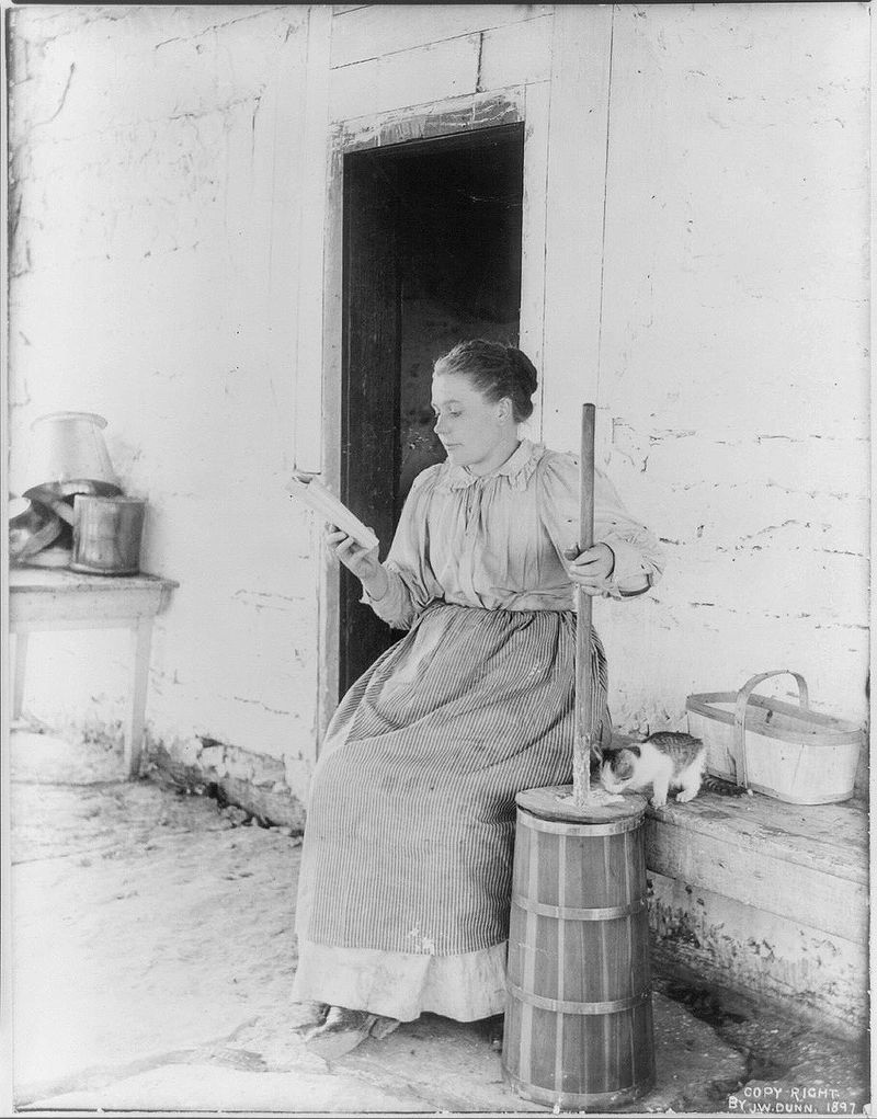 Making Butter by Hand