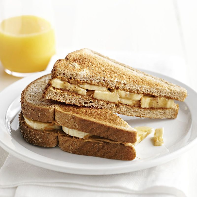 Peanut Butter and Banana Sandwich