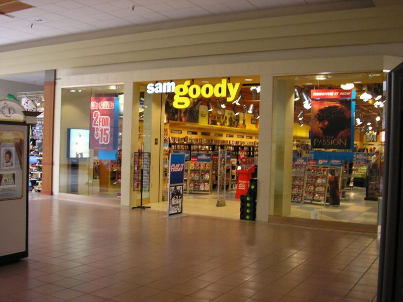 Shopping at Mall Record Stores