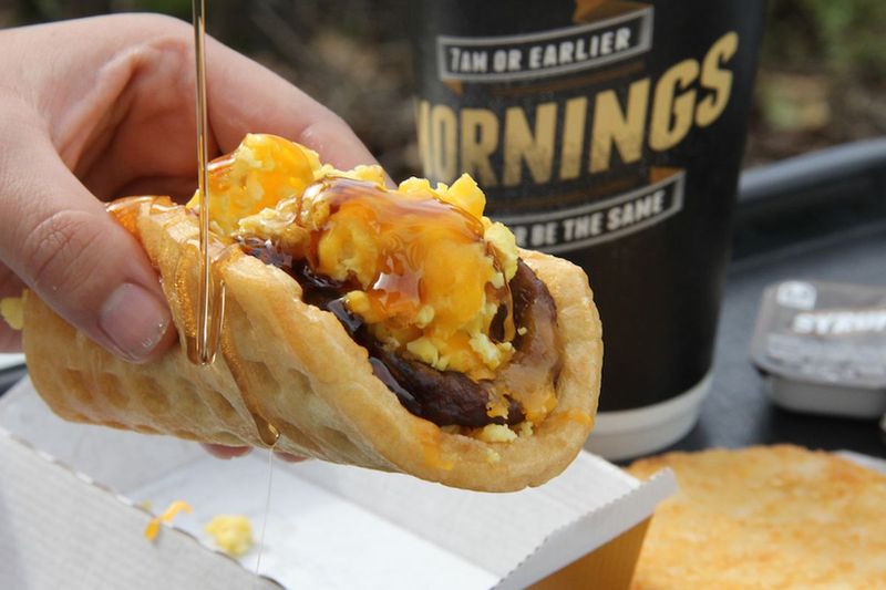 Taco Bell Waffle Taco