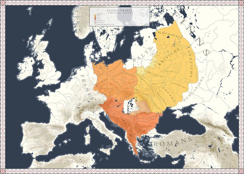 The Expansion of Slavic Tribes