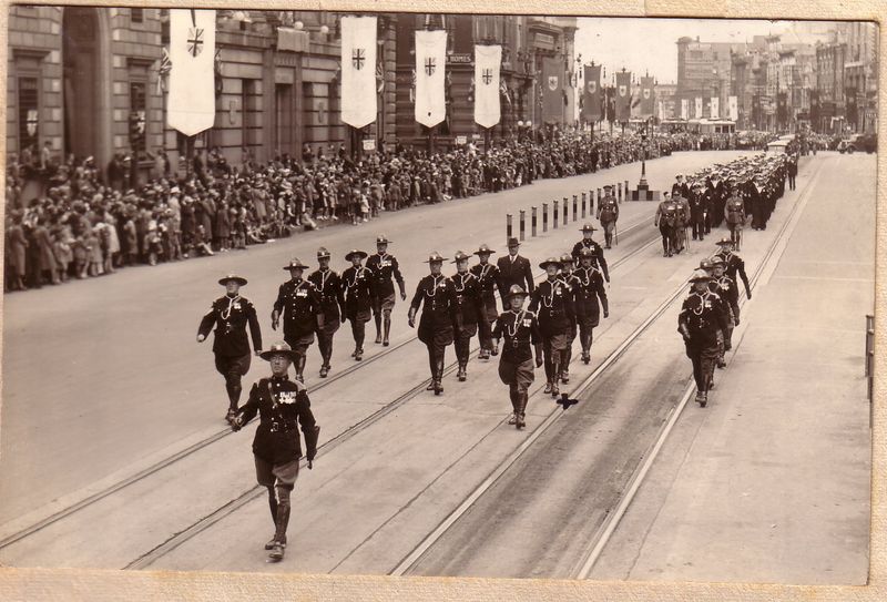 The First Meeting of the Royal Canadian Mounted Police (1920)