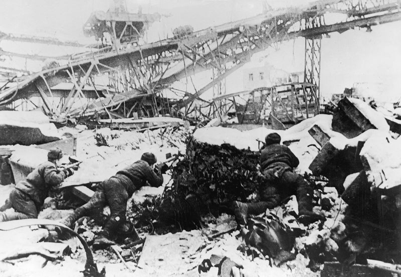 The German Army Attacks in the Battle of Stalingrad (1943)