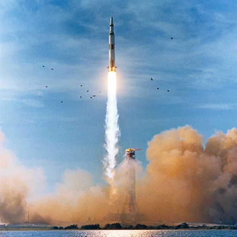 The Launch of Apollo 5 (1968)