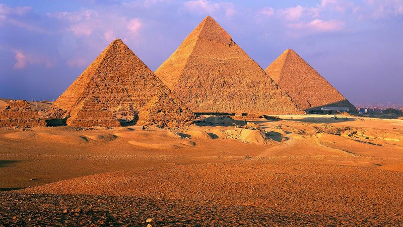 The Pyramids of Giza (Egypt, ~2600 BCE)