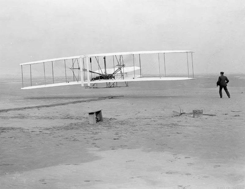 The Wright Brothers’ First Flight (1903)