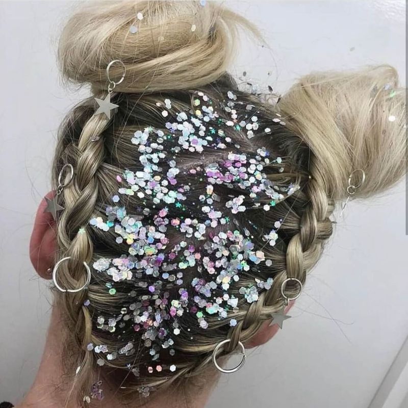 Disco Glitter Hair