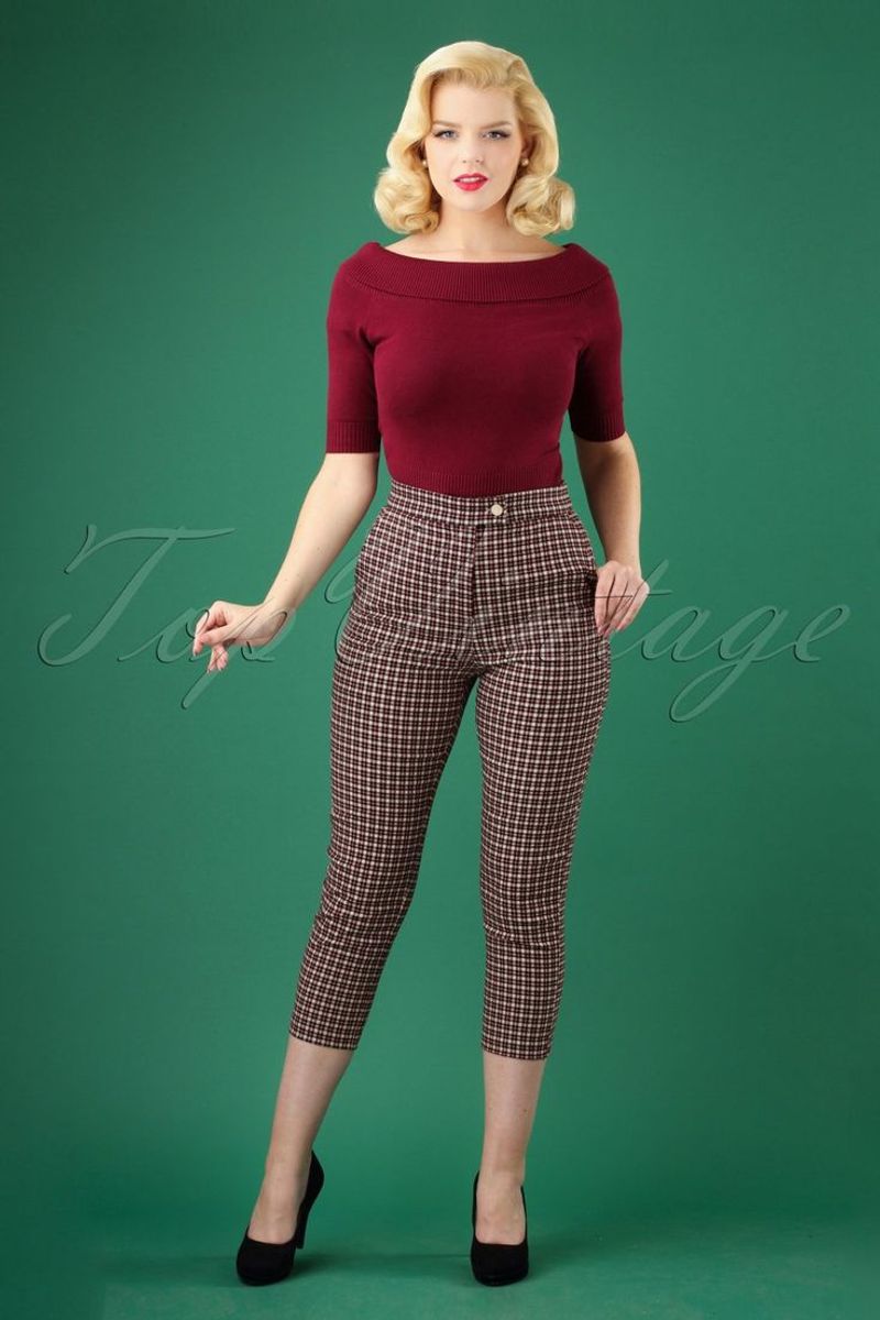 High-Waisted Trousers