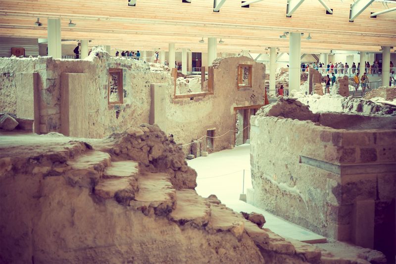 The Subterranean Ruins of Akrotiri