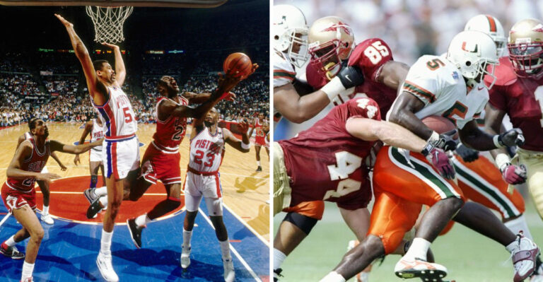 15 Sports Rivalries from the 90s That Got Completely Out of Hand