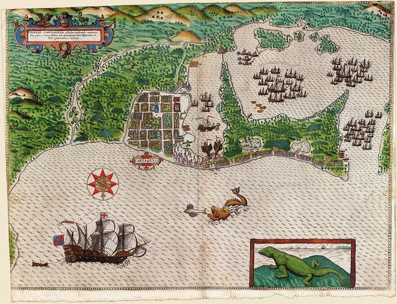 1586 – Sir Francis Drake Captures Cartagena de Indias