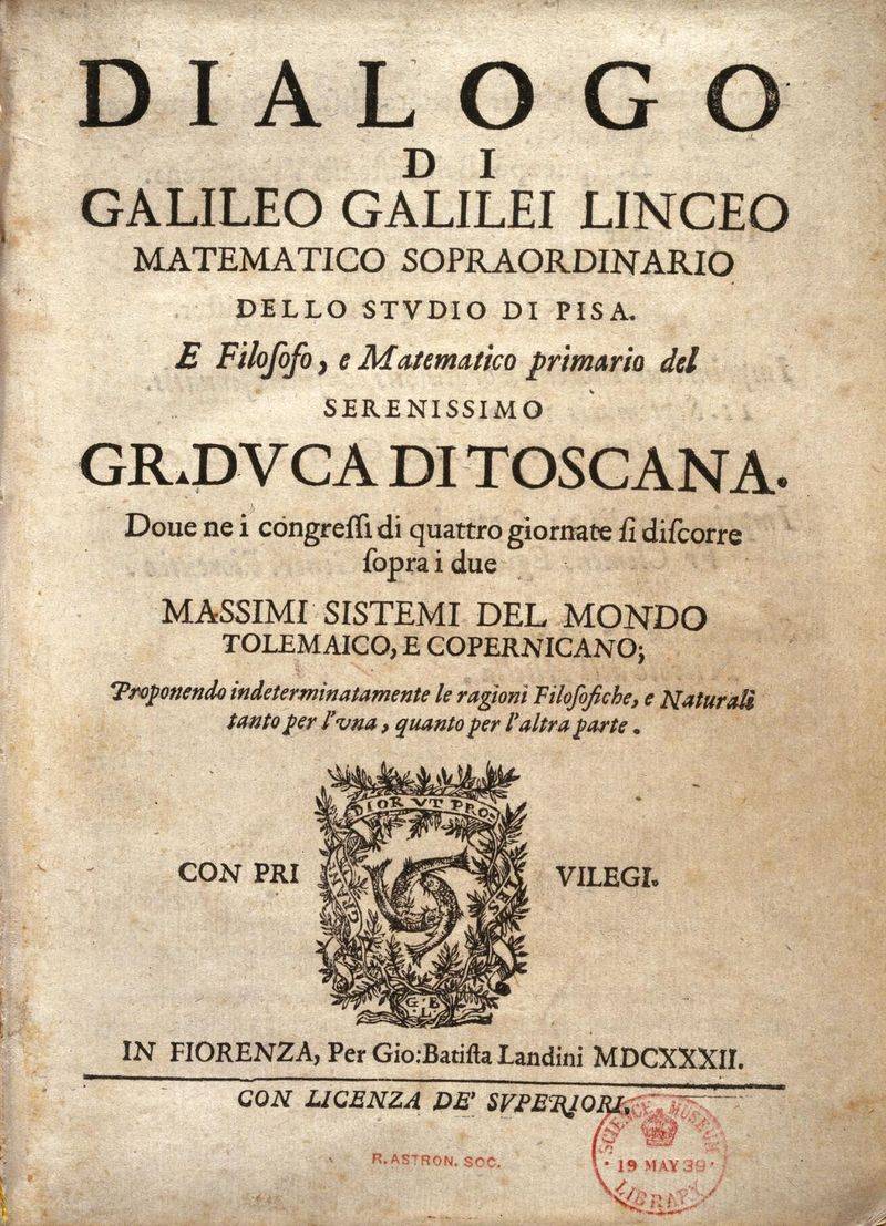 1632 – Galileo’s 