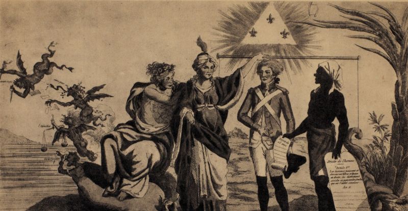 1794 France abolishes slavery in its colonies