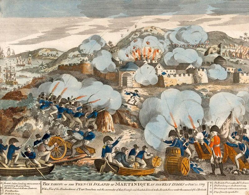 1809 – Britain Invades and Captures Martinique