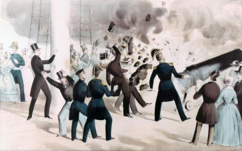 1844 – Explosion Aboard USS Princeton Kills Six