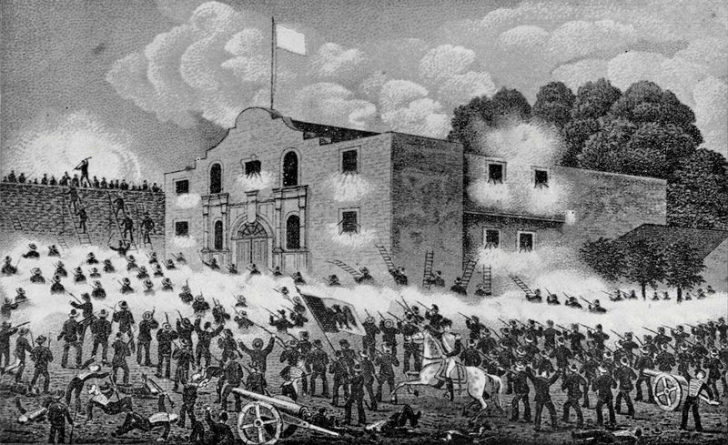 1836 – The Siege of the Alamo Begins