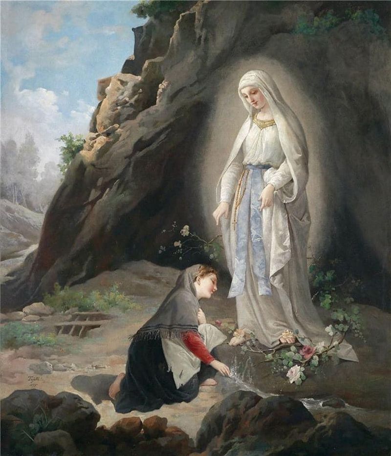 1858 – Bernadette Soubirous’s First Vision at Lourdes