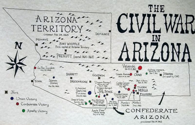 1863 – Arizona Organized as a U.S. Territory