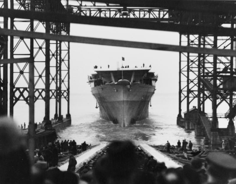 1933 – Launch of USS Ranger