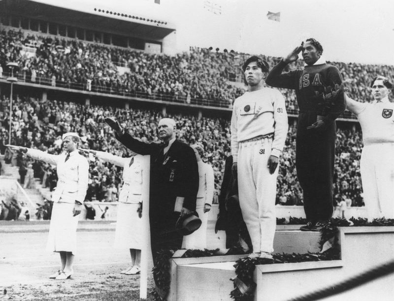 1936 Fourth Winter Olympic Games Open in Garmisch-Partenkirchen