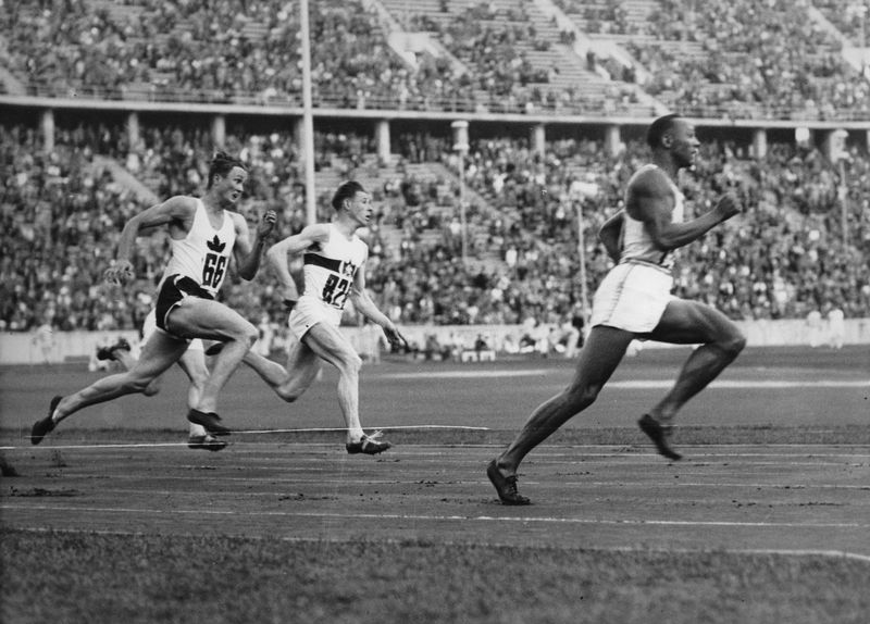 1936 – Jesse Owens at the Berlin Olympics