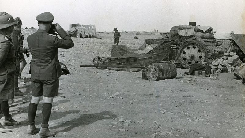 1941 British Forces Occupy Benghazi During World War II