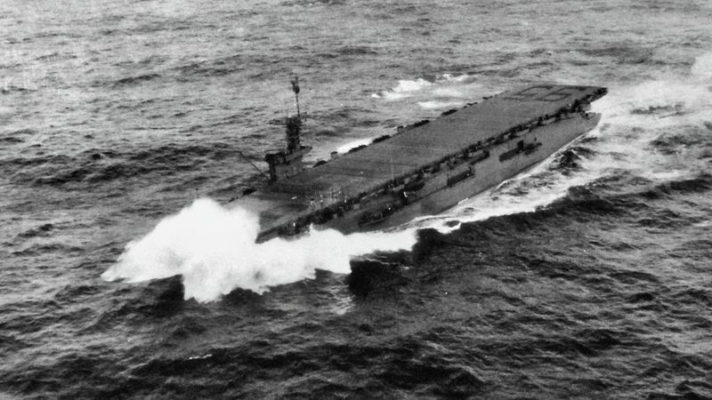 1945 – Iwo Jima Kamikaze Attack Sinks USS Bismarck Sea