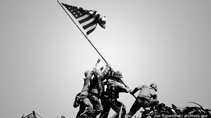 1945 – Marines Raise the Flag at Iwo Jima